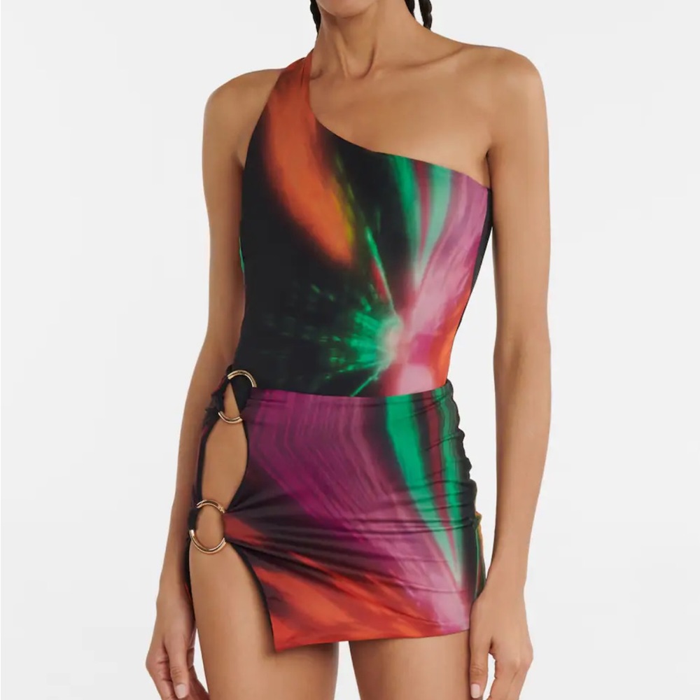 Louisa Ballou Double Ring Mini Skirt Odyssey